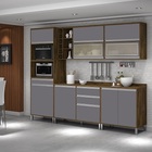 Cozinha Turquesa 05 Peças Reflecta Castanho/cinza – Vitamov