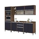 Cozinha Turquesa 05 Peças Reflecta Castanho/grafite – Vitamov