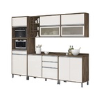 Cozinha Turquesa 05 Peças Reflecta Castanho/off White – Vitam