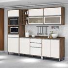 Cozinha Turquesa 2700mm 5 Peças Reflecta Castanho/off White V