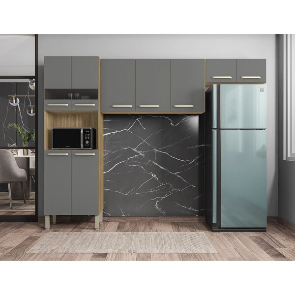 Cozinha Versalhes 2 Peças Torre Quente 4 Portas Sem Balcão Fr