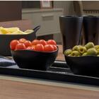 Cremeira 300ml Pote Sobremesa Açaí Sorvete Petiscos Preto Cum