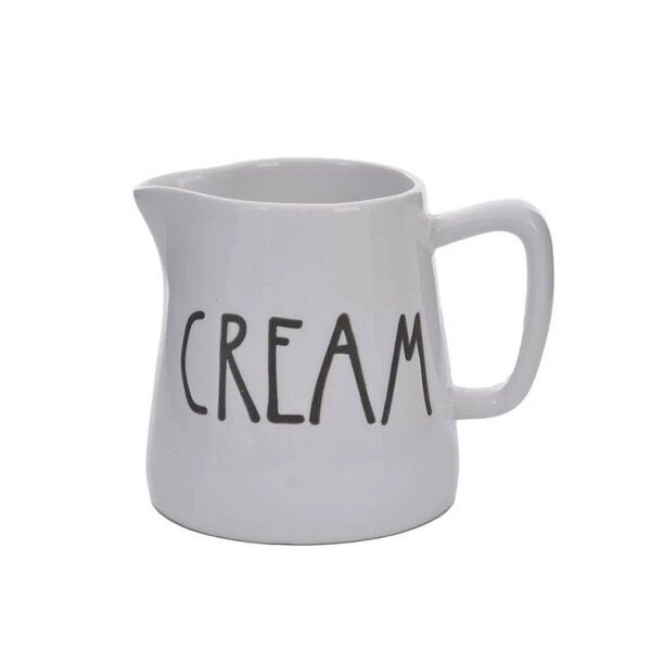 Cremeira De Leite Cream Em Cerâmica Branca - Mai Home Branca