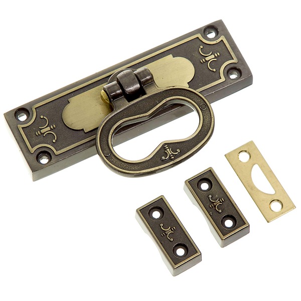 Cremona para Janela Zamac Dourado Oxidado 110x40mm União Mundial