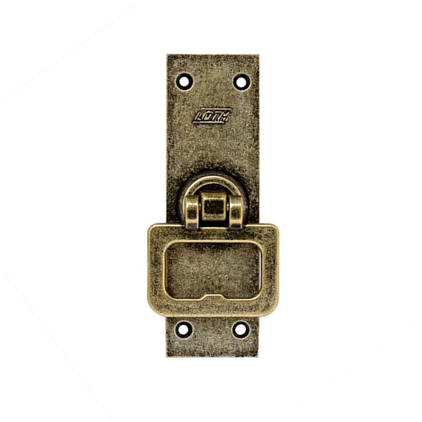 Cremona Retangular Zamak Ouro Velho 8370 - Loth