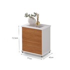 Criado 4 Gavetas Decor Br/nature Com Colmeia Pra Maquiagem