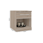 Criado Mudo 100% Mdf Supreme - Cedro