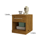 Criado Mudo 100% Mdf Supreme - Nature