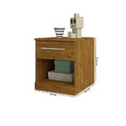 Criado Mudo 100% Mdf Supreme - Nature