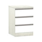 Criado Mudo 3 Gavetas Branco Mat Prime Plus Luciane