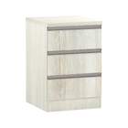 Criado Mudo 3 Gavetas Legno Crema Prime Plus Luciane