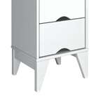 Criado Mudo 3 Gavetas Mdf Twister Tcil