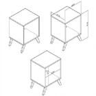 Criado Mudo  Rt3013 Retrô Movelbento