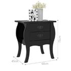 Criado Mudo Bombe Premier - Preto