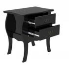 Criado Mudo Bombe Premier - Preto