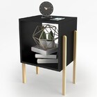 Criado Mudo Cantiga Preto - Estilare