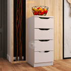 Criado Mudo Gaveteiro Decoração/ Organiador Branco Moderno Pa