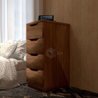 Criado Mudo Gaveteiro Decoração/ Organiador Mel Moderno P/ Ca