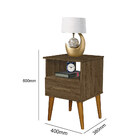 Criado Mudo Mesa De Cabeceira Retrô Moderno Classic 1 Gaveta