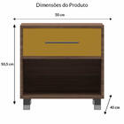 Criado - Mudo Modern Carvalho/amarelo