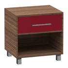 Criado - Mudo Modern Carvalho/vermelho