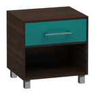 Criado - Mudo Modern Tabaco/turquesa