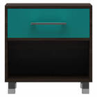 Criado - Mudo Modern Tabaco/turquesa