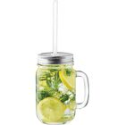 Crisa Drinking Caneca 14x8x8cm 485ml Vidro Transparente Com T