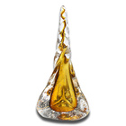 Cristal Murano Decorativo 45 Cm Gota Mia Artesanal Âmbar - Cr