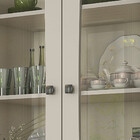 Cristaleira 02 Portas Com Vidro 02 Gavetas Ágata Henn