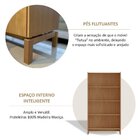 Cristaleira 190cm 2 Portas 100% Madeira Maciça Barcelona Taua