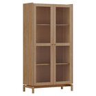 Cristaleira 190cm 2 Portas 100% Madeira Maciça Barcelona Taua