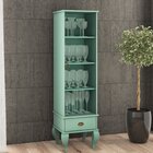 Cristaleira 1 Porta 1 Gaveta Clássica Oliva