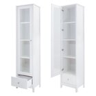 Cristaleira 1 Porta 1 Gaveta E-962 Branco