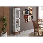 Cristaleira 1 Porta + 1 Gaveta Branco