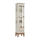 Cristaleira 1 Porta + 1 Gaveta Off White