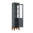 Cristaleira 1 Porta Cinza