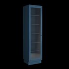 Cristaleira 1 Porta Com Vidro 60cm Cozinha Sevilha 100% Mdf A