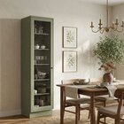 Cristaleira 1 Porta Com Vidro 60cm Cozinha Sevilha 100% Mdf V