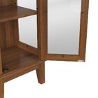 Cristaleira 1 Porta De Vidro Amêndoa