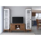 Cristaleira 1 Porta De Vidro Branco