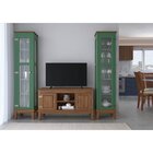 Cristaleira 1 Porta De Vidro Verde