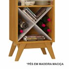 Cristaleira 1 Porta Graça Candian Cinamomo/off White