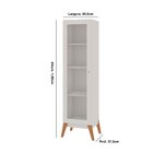 Cristaleira 1 Porta Retrô 0809