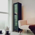 Cristaleira 1 Porta Vidro 1 Gaveta 180x43 Cm E962 Dtall