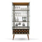 Cristaleira 2 Portas 12 Nichos Garrafeiros Seller Patrimar Mó