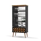 Cristaleira 2 Portas 12 Nichos Garrafeiros Seller Patrimar Mó