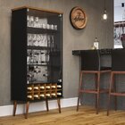 Cristaleira 2 Portas 12 Nichos Garrafeiros Seller Patrimar Mó