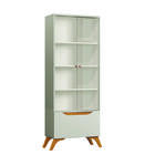 Cristaleira 2 Portas 1 Gaveta - Atenas-off - Mavau Móveis