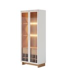 Cristaleira 2 Portas 1 Gaveta Com Adega Guanabara  Móveis Off